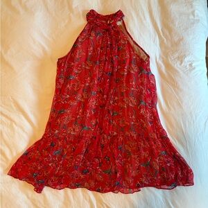 Natalie Martin Red Floral Dress